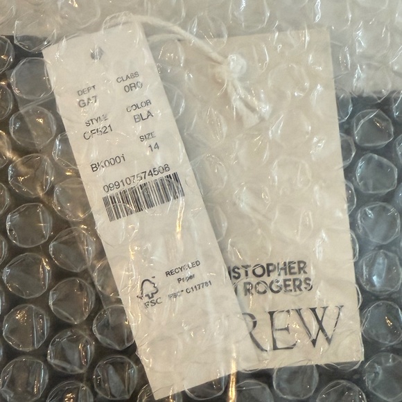 J. Crew X Christopher John Rogers High-rise Cargo Pant - Black Satin - Picture 3 of 4